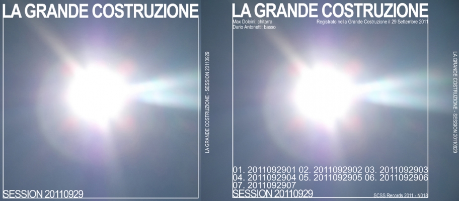 n018 la grande costruzione: session 20110929 2011 n018 la grande costruzione: session 20110929 2011